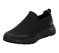 Skechers Men's Go Walk Arch Fit Togpath Sneaker, Black Textile/Synthetic/Black Trim,11.5 UK