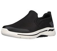 Skechers Mens Go Walk Arch Fit Trainers Runners Lace Up Black 12 (47)