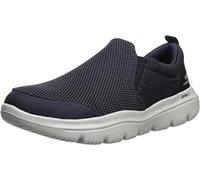 Skechers Men's Go Walk Evolution Ultra Impeccable Slip On Trainers, Navy Textile Gray Trim, 12 UK