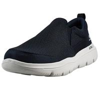 Skechers Men's Go Walk Evolution Ultra Impeccable Slip On Trainers, Navy Textile Gray Trim, 12 UK