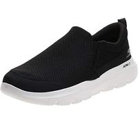 Skechers Men's Go Walk Evolution Ultra - Impeccable Sneaker, Black White, 8.5 UK