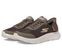 Skechers Men's Sneaker Go Walk Flex Hands Free Slip-ins, Brown, UK 6.5
