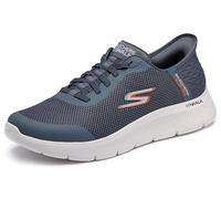 Skechers Men's Free Slip-ins GO Walk Flex Hands UP Sneaker, Gray, 10.5 UK