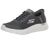 Skechers Men's Free Slip-ins GO Walk Flex Hands UP Sneaker, Gray, 9.5 UK
