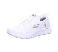 Skechers Men's Go Walk Flex Hands Up Sneaker, White Textile/Synthetic, 12 UK