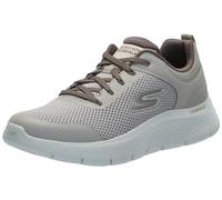 Skechers Men's Go Walk Flex Independent Sneaker, Tan Synthetic/Textile, 12 UK