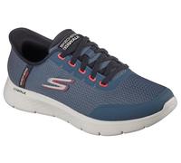 Skechers Men's GO Walk Flex NETRO Trainers, Slate Textile/Synthetic, 7.5 UK