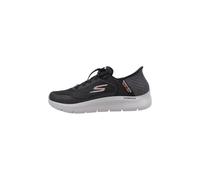 Skechers Mens Go Walk Flex - New World, Black/Orange, 9 UK