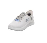 Skechers Men's Go Walk Flex-New World Sneaker, White Grey, 9.5 UK