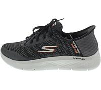 Skechers Men's Go Walk Flex New World Trainers, Bbk Black, 7 UK