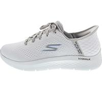 Skechers Men's Go Walk Flex New World Trainers, White Grey, 8 UK