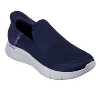 Skechers Men's Go Walk Flex No Hands Slip-in Trainers, Navy Textile, 7 UK