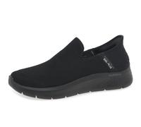 Skechers Men's Go Walk Flex No Hands Slip-in Trainers, Black Textile, 12 UK