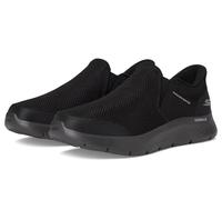 Skechers Men's Go Walk Flex Ojai Slip-On Sneakers, Black Textile, 8 UK
