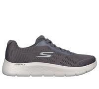 Skechers Men's GO WALK Flex - Remark Sneaker in Gray/Charcoal, Size 7 | Textile/Synthetic, Vegan, Machine Washable
