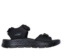 Skechers Men's GO WALK Flex Sandal - Antigua Beach Sandals in Black, Size 6.5 | Synthetic, Machine Washable