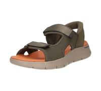 Skechers Men's GO WALK FLEX SANDAL EASY ENTRY Sandals, Olive Textile, 8.5 UK