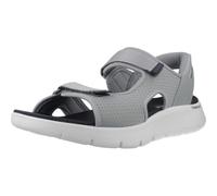 Skechers Men's Go Walk Flex Sandal Easy Entry Slip-In Trainers, Grey And Navy Textile, 6 UK