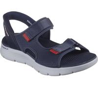 Skechers Men's Go Walk Flex Sandals, Navy Blue Red, 7 UK