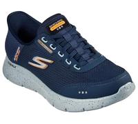 (11 (Adults')) Slip-ins: GO WALK Flex - Waterproof | Navy | Men's Breathable Lightweight Trainers