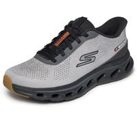 Skechers Men's GO Walk Glide-Step 2.0 Maser Trainers, Gray Textile/Black Trim, 7 UK