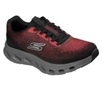 Skechers Men's Go Walk Glide-Step 2.0 Vic Trainers, Black Red, 9.5 UK
