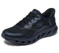 Skechers Men's Slip-ins: GO WALK Glide-Step 2.0 - Zac Sneaker in Black, Size 7.5 | Synthetic/Textile, Vegan, Machine Washable