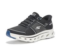 Skechers Men's Go Walk Glide Step 2.0 Zalor Hands Free Slip-ins Sneaker, Black White, 9 UK