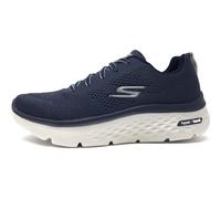 Skechers Men's GO Walk Hyper Burst Sneaker, Navy Textile/Synthetic Trim, 8 UK