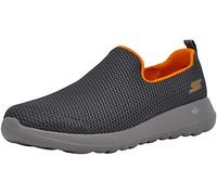 Skechers Men's Go Walk Max-Athletic Air Mesh Slip On Walking Shoe Trainers, Charcoal Orange, 7 UK