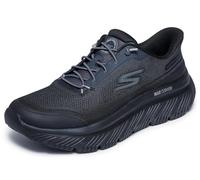 Skechers Men's Go Walk Max Cushioning Hyper Burst Zoltar Sneaker, Black Textile/Trim, 8.5 UK
