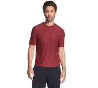 Skechers Men's Godri All Day Solid Tee, Charcoal Red, M