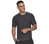Skechers Men's GODRI All Day TEE T-Shirt, Asphalt/Bold Black, 3XL