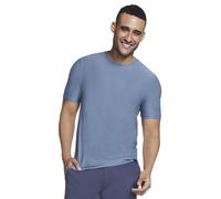 Skechers Men's Godri All Day Tee T-Shirt, Blue/Grey, M