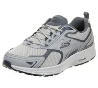 Skechers Men's GOrun Consistent-Athletic Workout Running Walking Shoe Sneaker with Air Cooled Foam, Grey/Navy, 10.5 UK X-Wide