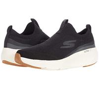 Skechers Men's GOrun Elevate-Athletic Slip-on Workout Running Shoe Sneaker with Cushioning, Black/White, 11 UK