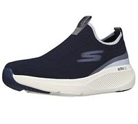 Skechers Men's GOrun Elevate-Athletic Slip-on Workout Running Shoe Sneaker with Cushioning, Navy Grey, 7.5 UK