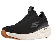 Skechers Mens GOrun Elevate - Slip on Performance Athletic & Walking Running Shoe, Black/White, 11.5 US