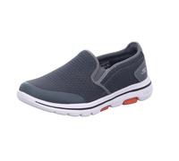 Skechers Men's GOwalk 5 - Elastic Stretch Athletic Slip-On Casual Loafer Walking Shoe Sneaker Charcoal 15