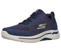 Skechers Men's Gowalk Arch Fit-athletischer Workout-wanderschuh mit Luftgekühltem Schaumstoff Sneaker, Navy Gold, 9.5 UK