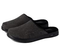 Skechers Men's Arch FIT Lounge Slipper, Black Textile, 7.5 UK