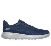Skechers Men's GoWalk Max - Effort Sneaker in Navy Blue/Gray, Size 8 | Textile/Synthetic, Machine Washable
