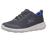 Skechers Men's Gowalk Max Otis - Athletic Air Mesh Lace Up Walking Shoe Sneaker, Charcoal Blue, 10 UK