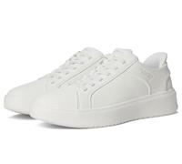 Skechers Men's Court Break-Double Vented Hands Freee Slip-ins Sneaker, White, 6 UK Wide