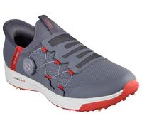 (12 (Adults')) Slip-ins: GO GOLF Elite Vortex | Charcoal/Red | Golf 's Waterproof Golf Shoes