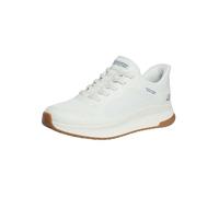 Skechers Mens Hands Free Slip-ins Bob Squad Chaos 4, White, 10