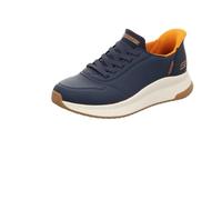 Skechers Men's Hands-Free Slip-ins BOBS Squad 4 Direct Step Sneaker, Navy, 9.5 UK