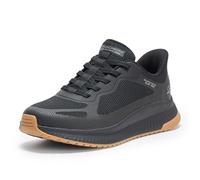 Skechers Men's Hands-Free Slip-ins BOBS Squad 4 Sneaker, Black, 7 UK