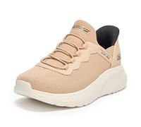 Skechers Men's Hands Free Slip-ins Bobs Squad Chaos-Daily Hype Sneaker, Light Brown, 11 UK