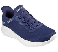 Skechers Men's Hands Free Slip-ins Bobs Squad Chaos-Daily Hype Sneaker, Navy, 10.5 UK Wide